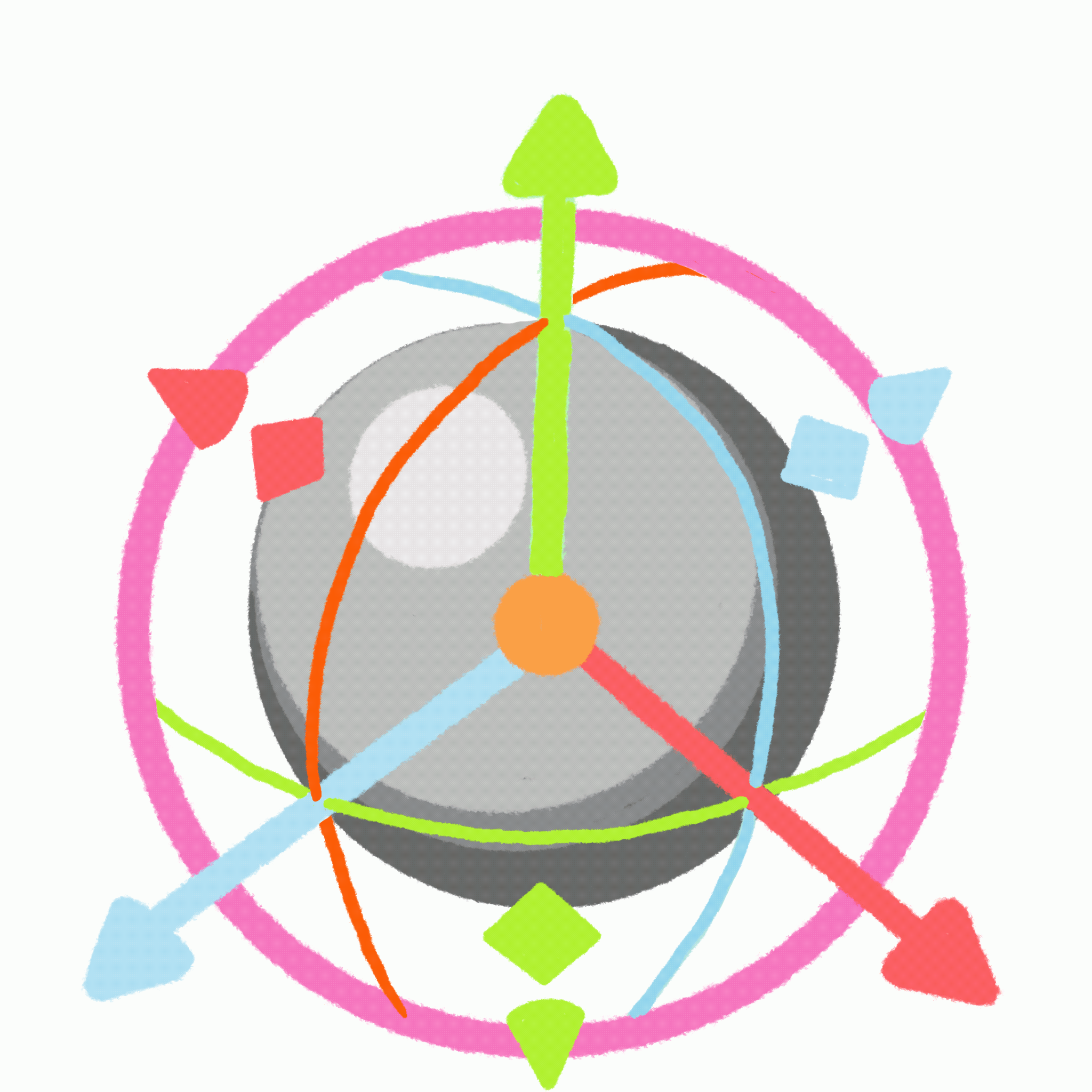 bouncing ball in a 3d modeling software