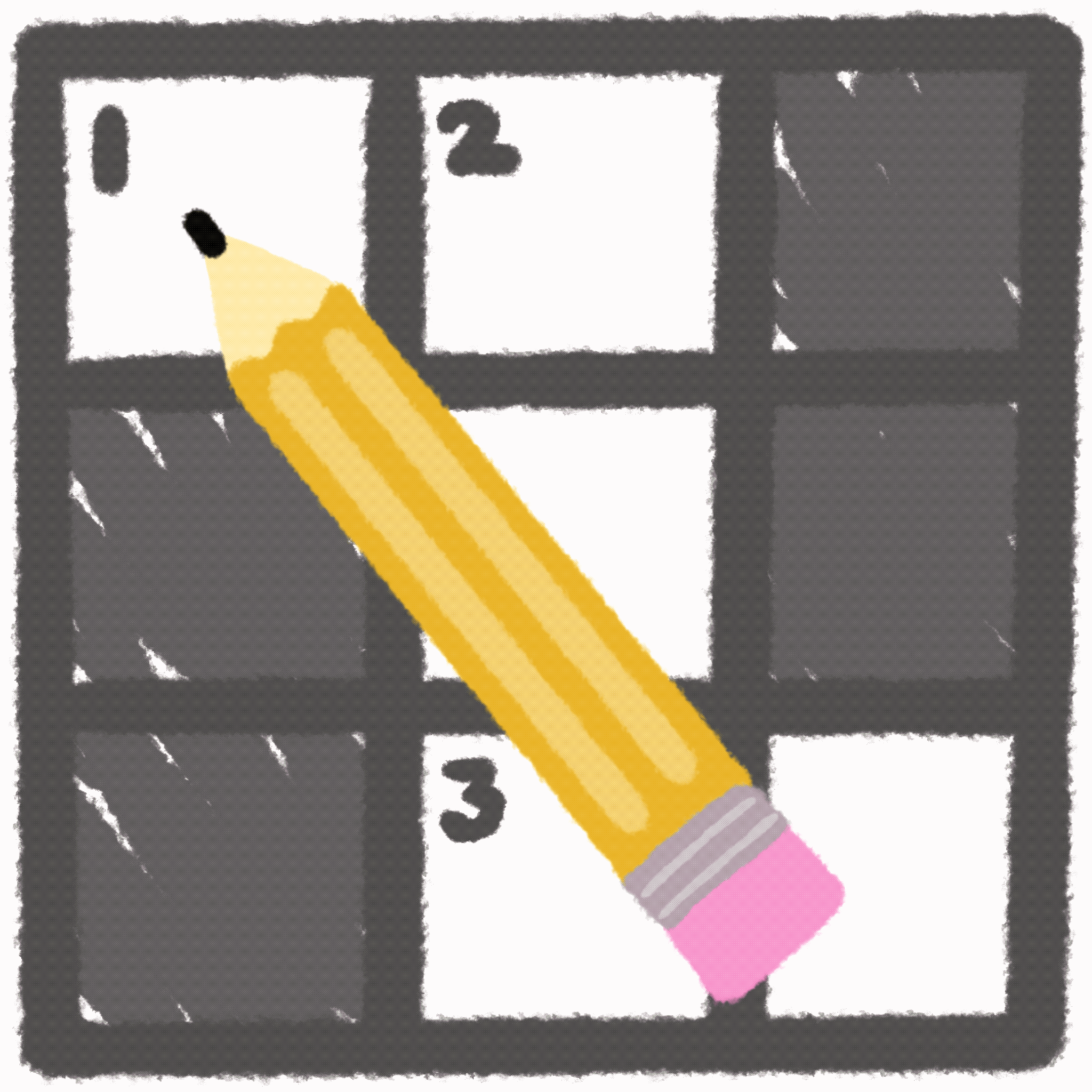 crossword puzzle gif