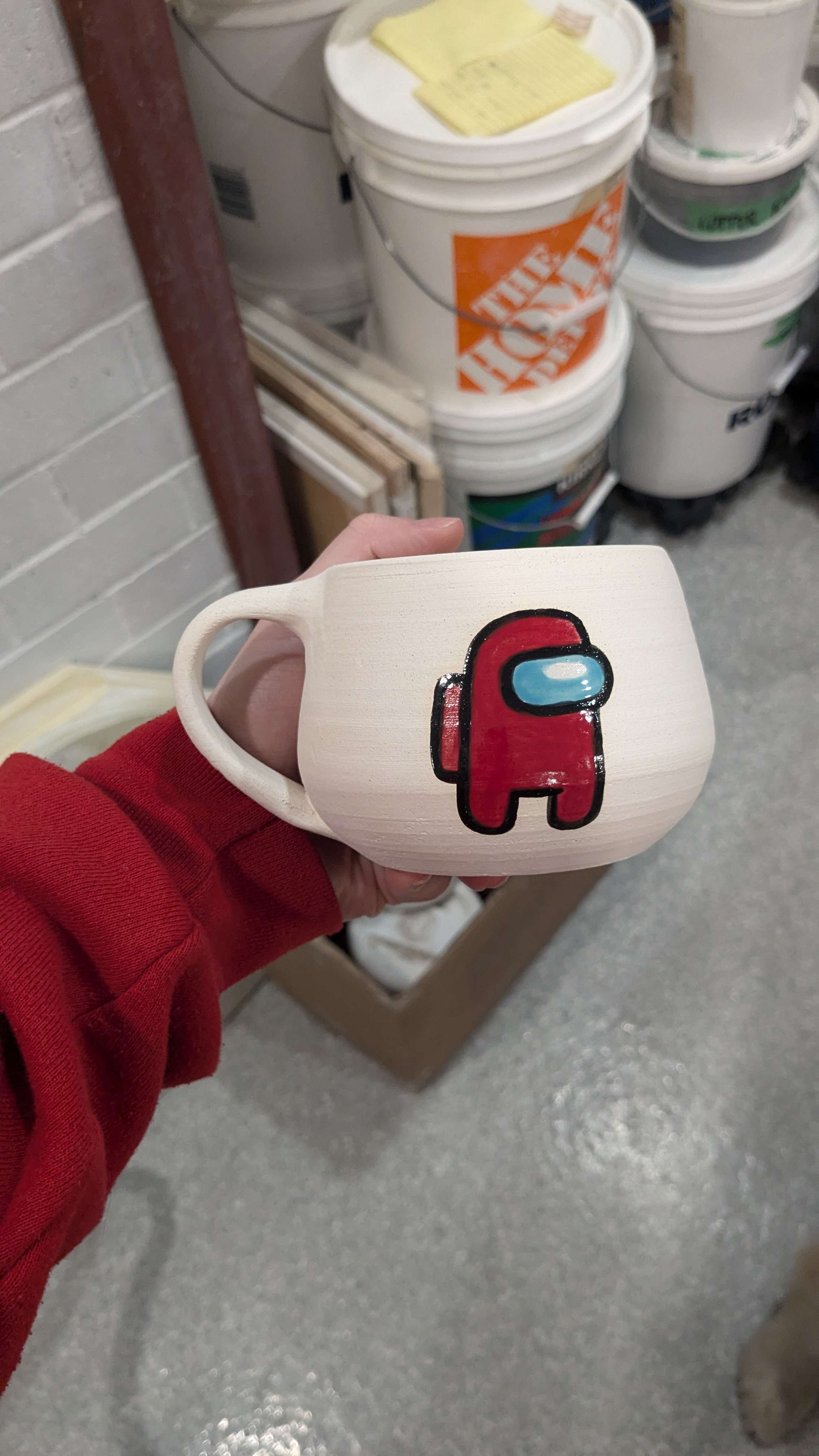 Among us crewmate mug