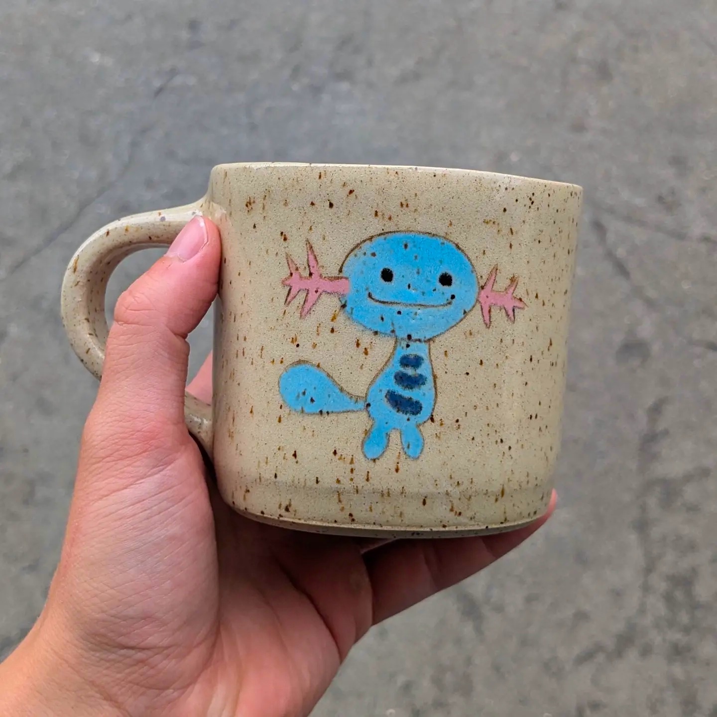 mug with wooper form pokemon