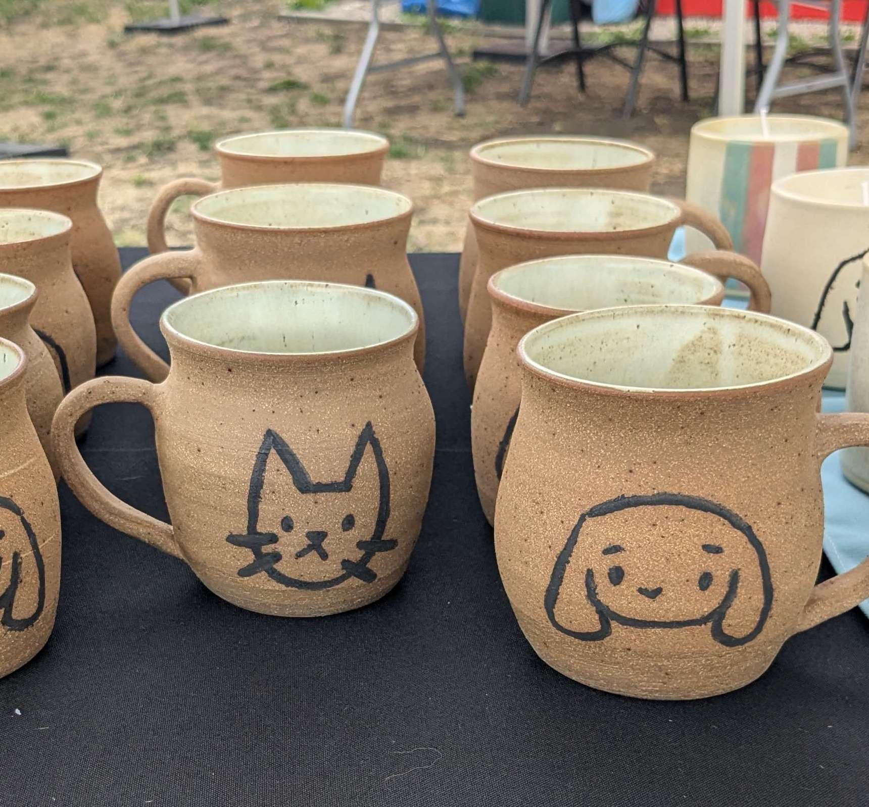 cat and dog mugs