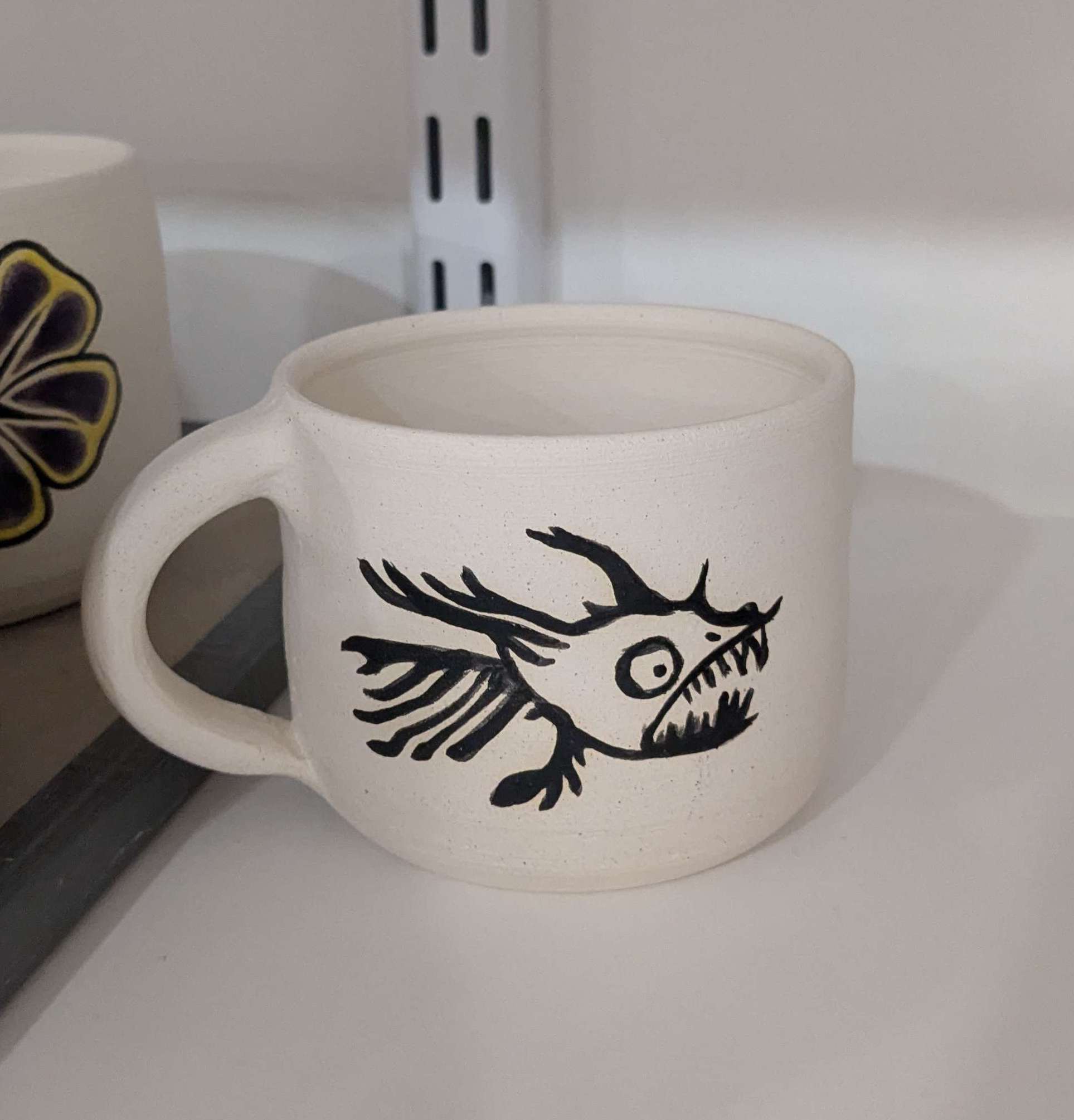 Weird fish mug