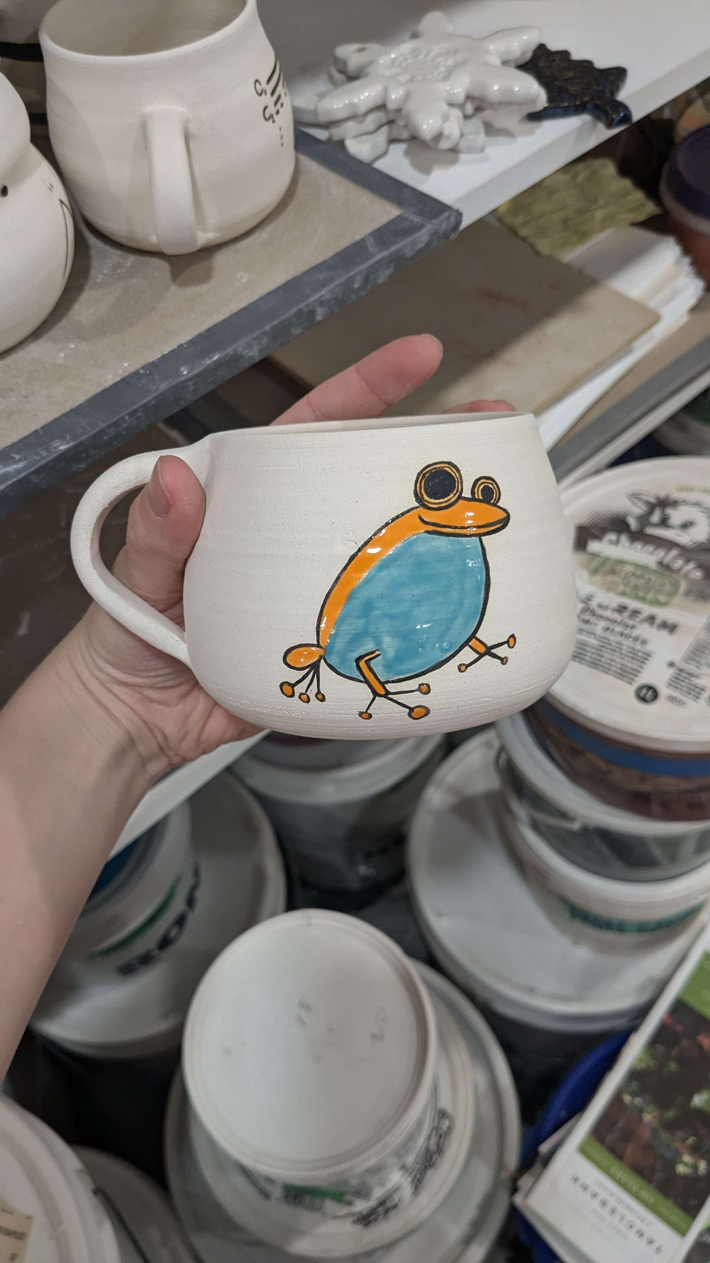 Frog mug