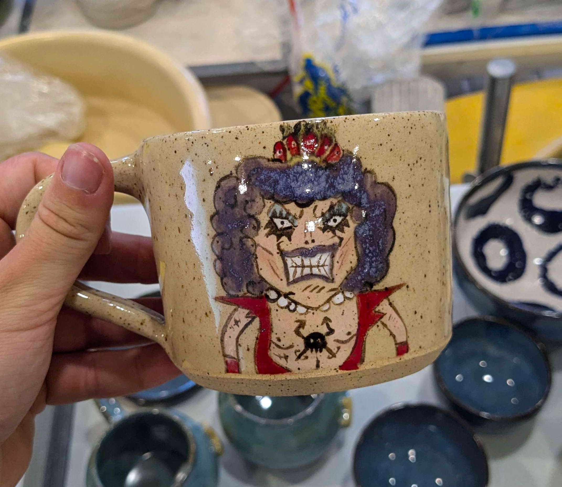 Weird fish mug