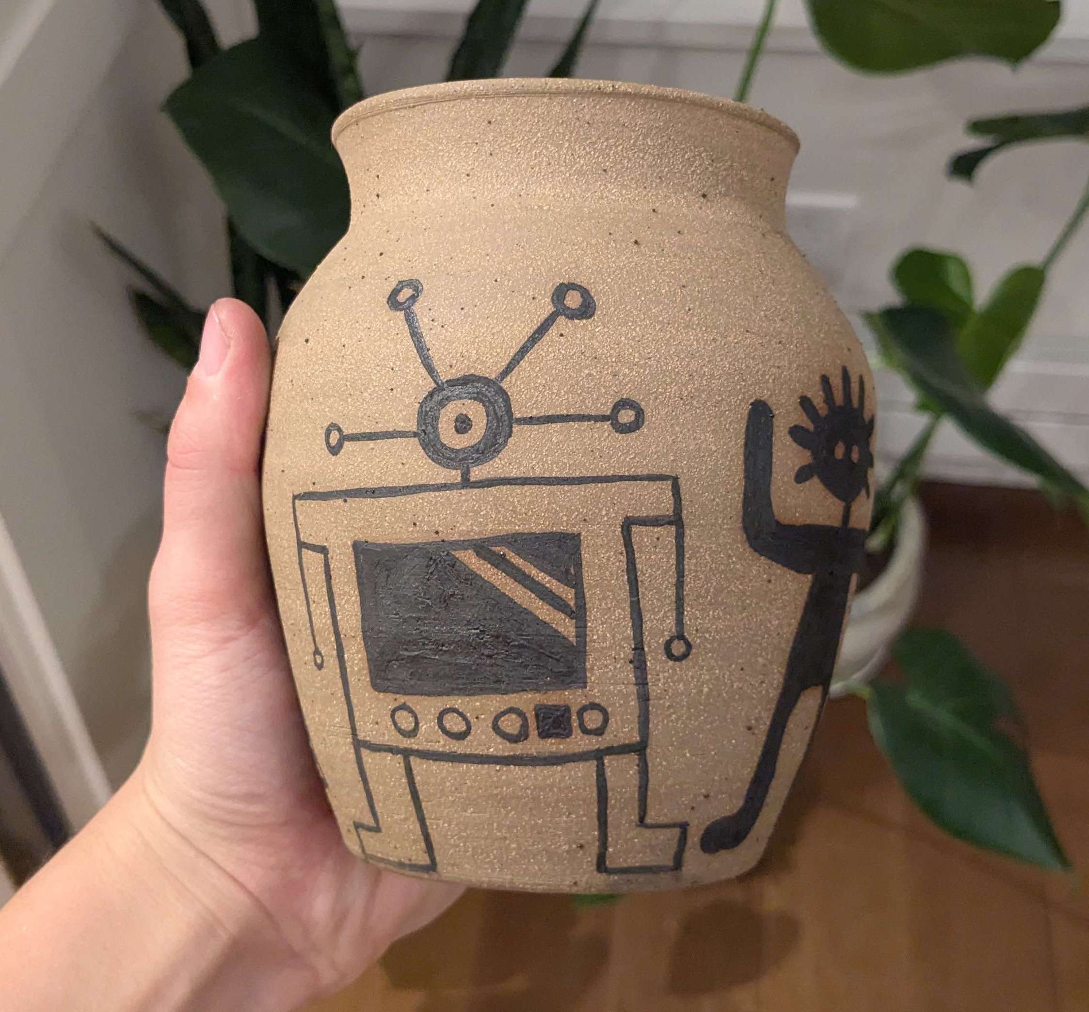 robot vase