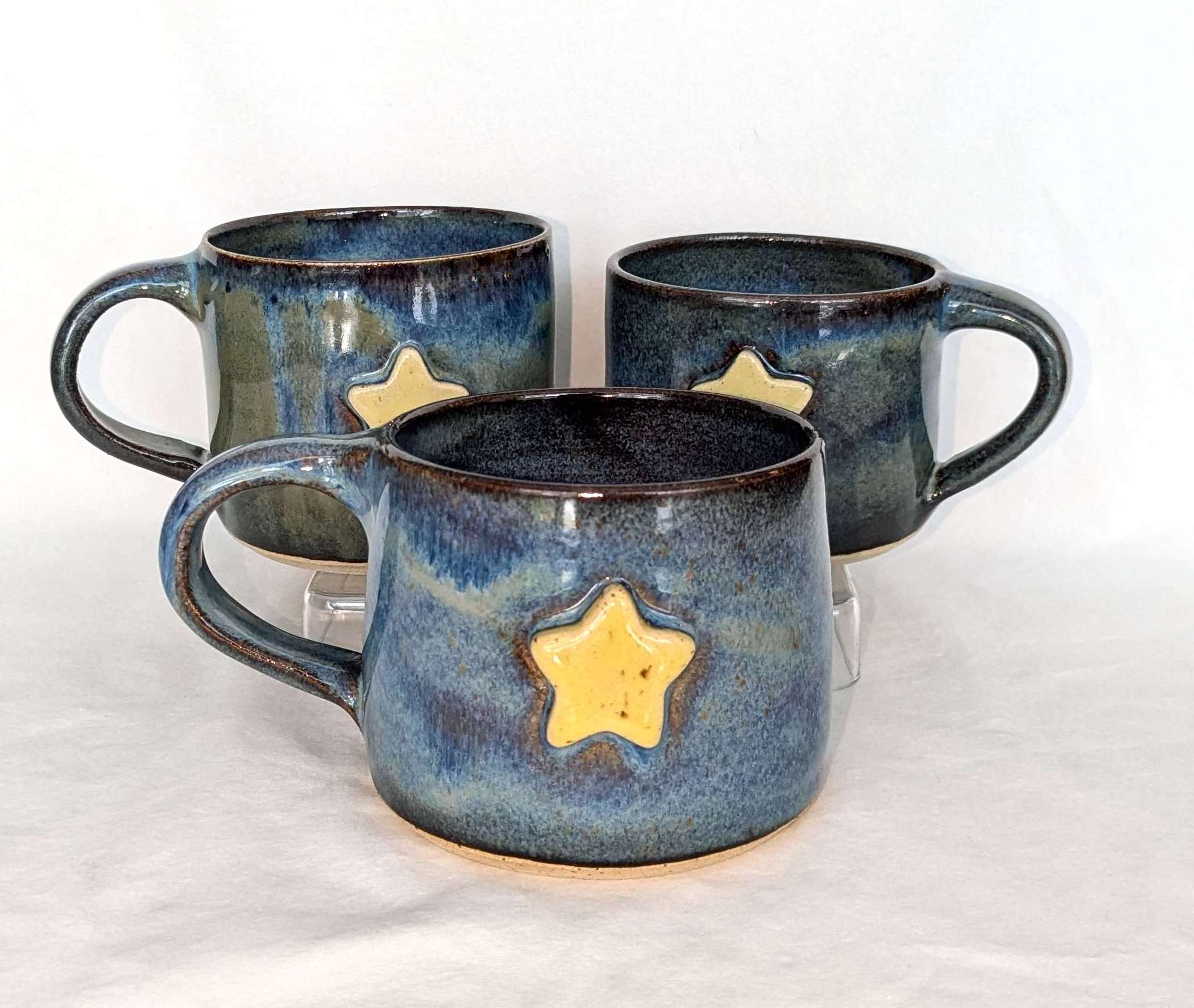 Blue star mug